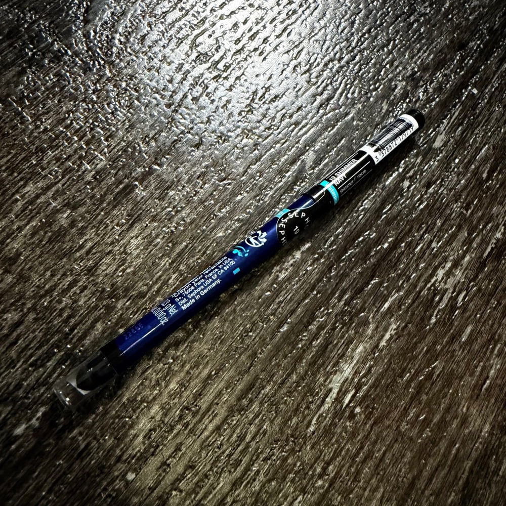 Sephora Eyeliner Women OS 19 Shimmer Navy Retractable Waterproof Longwear Pencil